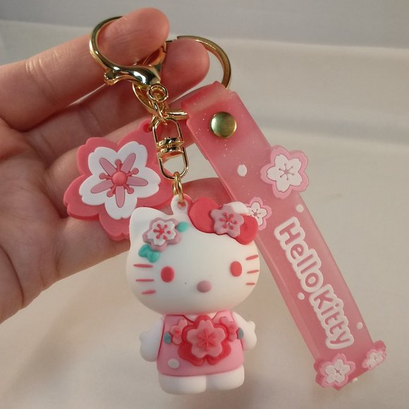 Accessories | Hello Kitty Sanrio Key Chain Key Ring Charm Cute Figurine ...
